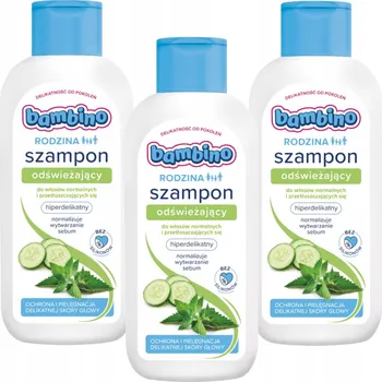 Šampon BAMBINO RODZINA osvěžující Šampon 3x400ml