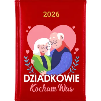 Kalendář Knižní kalendář 2026 A5 FunnyCase červený