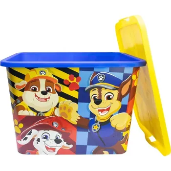 Úložný box STOR Plastový úložný box Paw Patrol – klikací víko, 23 l, 02846