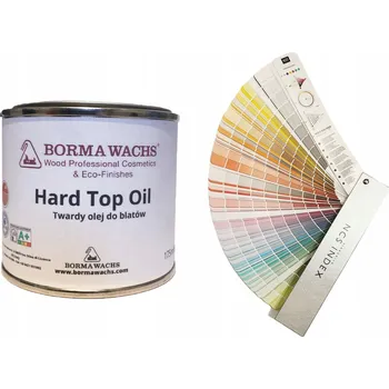 Olej na dřevo OLEJ NA DESKY A DŘEVĚNÝ NÁBYTEK VZORNÍK NCS BAREVNÝ 750 ml