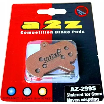 Brzda na kolo DESTIČKY do BRZD SRAM MAVEN Metalické A2Z AZ299S Sada