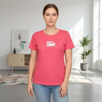 Dámské tričko Dámské červená pružné sportovní triko Benter Hiking R1614