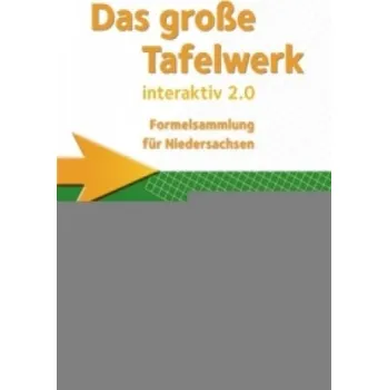 Cizí jazyk Das große Tafelwerk interaktiv 2.0 - Formelsammlung für die Sekundarstufen I und II - Niedersachsen: Schulbuch mit CD-ROM. Mit Online-Angebot – Andreas Gramm,Hubert König,Wolfgang Kricke (DE)