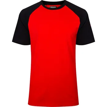 Pánské tričko Pánské tričko Kappa LOGO CAFY Red/Black L