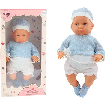 Panenka Panenka Miminko 46 cm Modrá Dudlík Čepička Ponožky