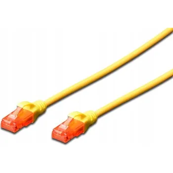 Síťový kabel Patchcord DIGITUS UTP kat. 6 10 m PVC žlutý