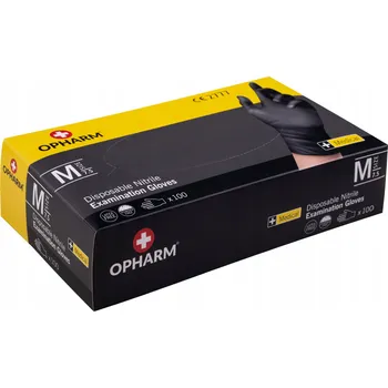 Vyšetřovací rukavice Rukavice Opharm nitrilové bez pudru 100 ks vel. M