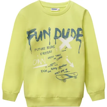 Chlapecká mikina Winkiki Kids Wear Chlapecká mikina Fun Dude - žlutá Velikost: 152