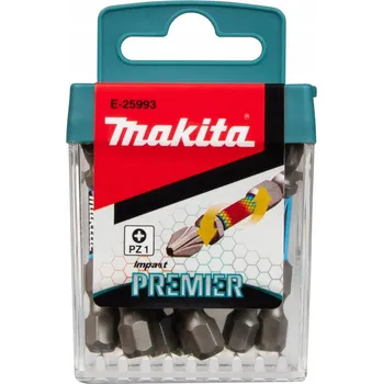 Bit Rázové bity Makita E-25993 Impact Premier PZ1 50mm Torx 1/4" 10 Ks