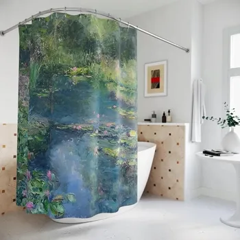 Prostěradlo Textilní sprchový Závěs floraweg 180 x 200 cm