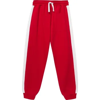 Winkiki Kids Wear Dívčí tepláky Sport - červená Velikost: 158