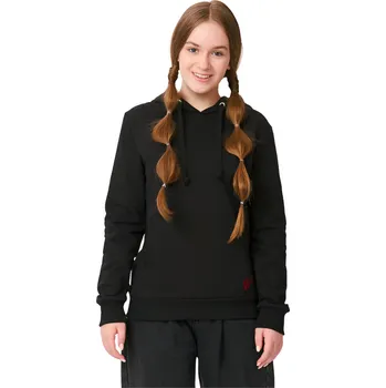 Dívčí mikina Winkiki Kids Wear Dívčí mikina s kapucí W - černá Velikost: 158