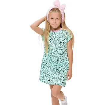 Dívčí noční košile Good Mood - mátová | Winkiki Kids Wear Velikost: 140