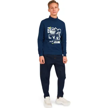 Chlapecký svetr Winkiki Kids Wear Chlapecký rolák Brooklyn - navy Velikost: 152