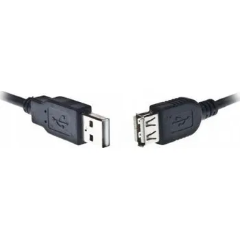Datový kabel USB prodlužovací kabel Cablexpert CCP-USB2-AMAF-6 černý 1,8 m