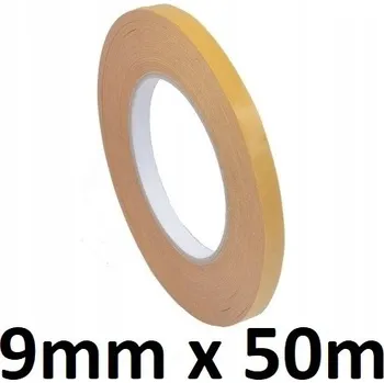 Lepicí páska Oboustranná páska 9mm/50m Vláknitá Samolepicí