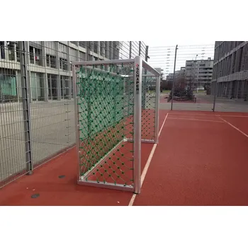 Fotbalová branka Fotbalová branka Schäper 3x2 m „Multisport“ (Fotbalová branka Schäper 3x2 m „Multisport“ z hliníku, hloubka 100/100 cm, pro multisportovní areály dle DIN EN 15312)