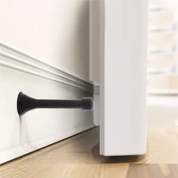 Pružný zarážecí doraz na dveře – černý