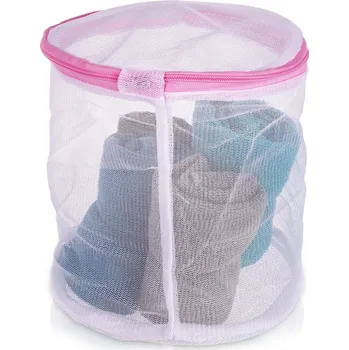 SÍŤKA NA PRANÍ PRÁDELNÍ SÁČEK NA PRANÍ SPODNÍHO PRÁDLA PONOŽEK ZIP MALÝ 16X20 CM