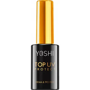 Lak na nehty Yoshi Top Protect hybridní lak na nehty bez HEMA a TPO 10 ml