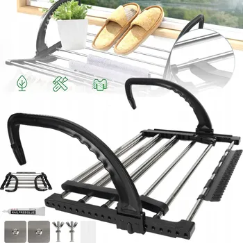 Sušák na prádlo s topením, skládací