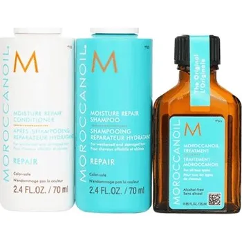 Šampon Sada Moroccanoil Hair Moisture Trio 3x70: Šampon, Kondicionér, Kúra