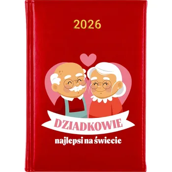 Kalendář Knižní kalendář 2026 A5 FunnyCase červený