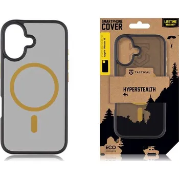 Pouzdro na mobilní telefon Zadní kryt Tactical MagForce Hyperstealth 2.0 pro Samsung Galaxy S24, černá - žlutá