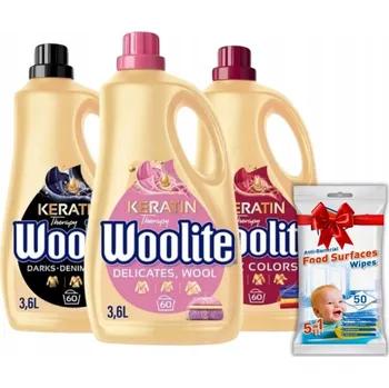 Prací gel Woolite Delicate Dark Color Tekutý prací prostředek 3x3,6 l +