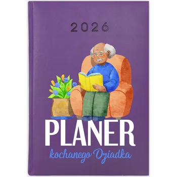 Kalendář Knižní kalendář 2026 A5 FunnyCase fialový