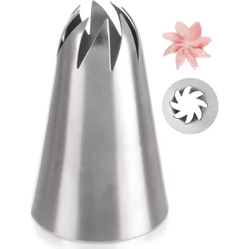 Ocelová cukrářská zdobicí špička květ