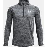 Chlapecké tričko UNDER ARMOUR UA TECH BL 1/2 ZIP 1366377-012 Šedá M