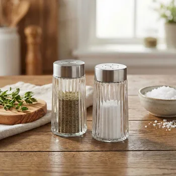 Dóza na potraviny Kuchyňské kořenky na sůl a pepř Tadar 80 ml 2 ks