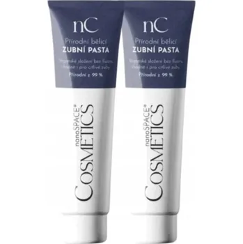 zubní pasta Sada 2 ks veganských přírodních zubních past nanoSPACE Cosmetics