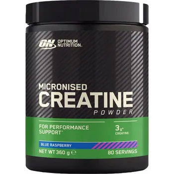 Kreatin Optimum Nutrition Creatine Powder 360 g Modrá Malina