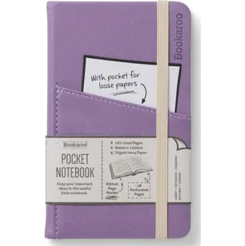 Set školních potřeb Bookaroo Pocket Notebook (A6) Journal - Aubergine (Brožovaná)