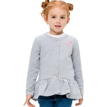 Dívčí oblečení Winkiki Kids Wear Dívčí mikina Magic - šedý melanž Velikost: 98