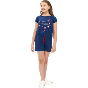 Dívčí šaty Winkiki Kids Wear Dívčí overal Whatever - navy Velikost: 152