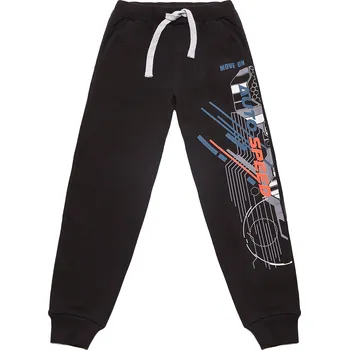 Chlapecká mikina Winkiki Kids Wear Chlapecké tepláky Speed - černá Velikost: 140