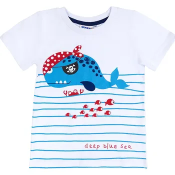 Winkiki Kids Wear Chlapecké tričko Deep Blue Sea - bílá Velikost: 110