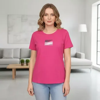 Dámské tričko Dámské růžové pružné sportovní triko Benter Hiking R1616
