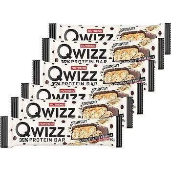 Nutrend QWIZZ Protein Bar, 6 x 60 g, cookies&cream