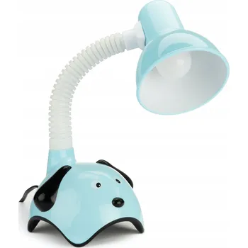 Lampička Dětská stolní lampička modrý pejsek