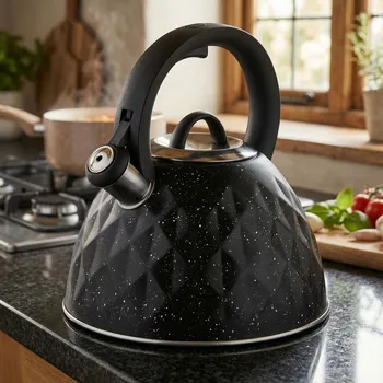 Konvice na čaj Konvice na plyn a indukci Konighoffer Etna Marble 3 l černá