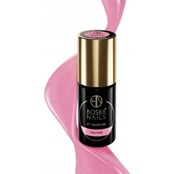 Přípravek na nehty Hybridní lak na nehty č. 537 Pink Wind Boska Nails 6 ml