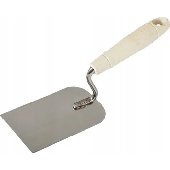 Malířská stěrka NEREZOVÁ STĚRKA OCEL PODKOVKA 120 x 130 MM DŘEVĚNÁ RUKOJEŤ