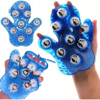 Masážní přístroj MASÁŽNÍ PŘÍSTROJ NA KRK KRKU RUČNÍ PRO MASÁŽ CELULITIDY MASÁŽ RUKAVICE