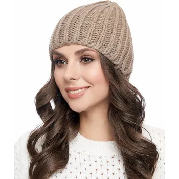 Čepice Marhatter Dámská pletená čepice - 9571 - béžová