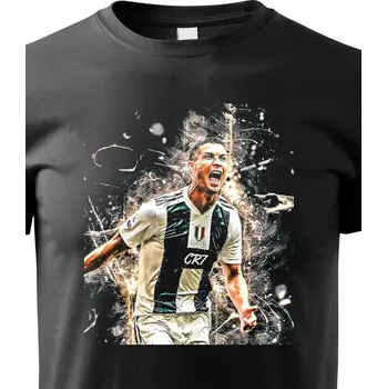 Chlapecké tričko Dětské tričko Cristiano Ronaldo 3, Barva Černá, Velikost 158 cm/12 roků, Canvas Dětské tričko Bezvatriko.cz 3002
