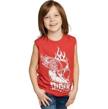 Winkiki Kids Wear Chlapecké tričko Riders - červená Velikost: 152